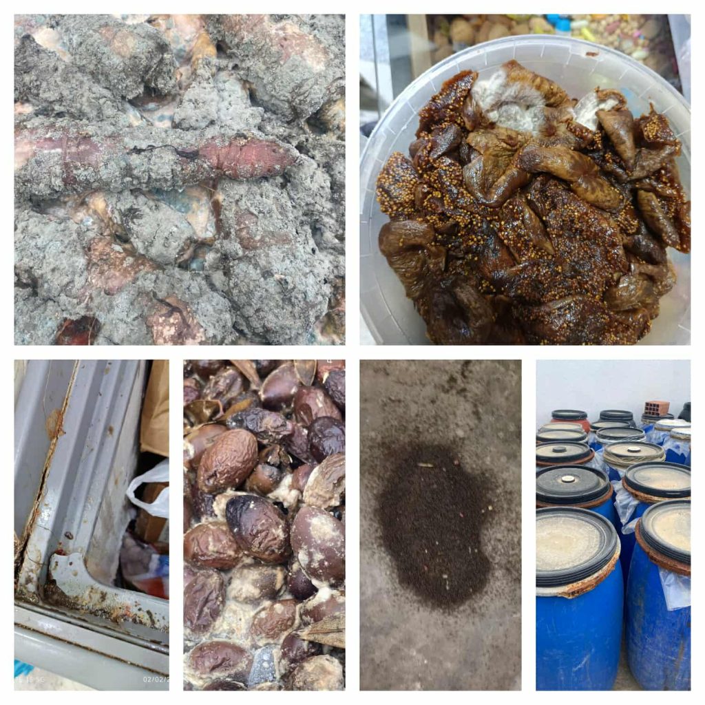Les équipes de l&rsquo;INSSPA saisissent des produits alimentaires ne répondant pas aux spécifications dans les gouvernorats de Kasserine et de Gafsa